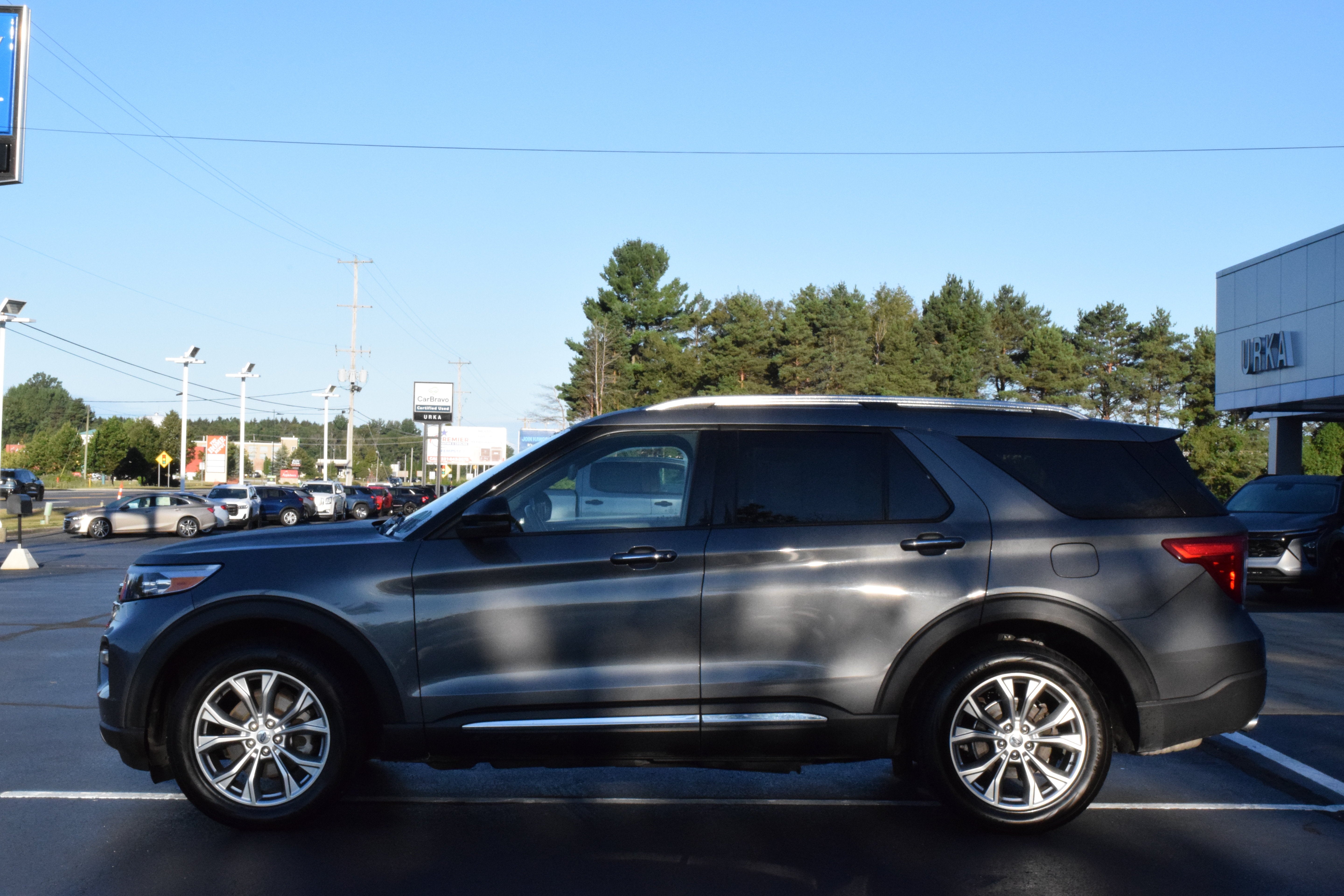 Used 2021 Ford Explorer Limited with VIN 1FMSK8FH8MGA84589 for sale in Ludington, MI
