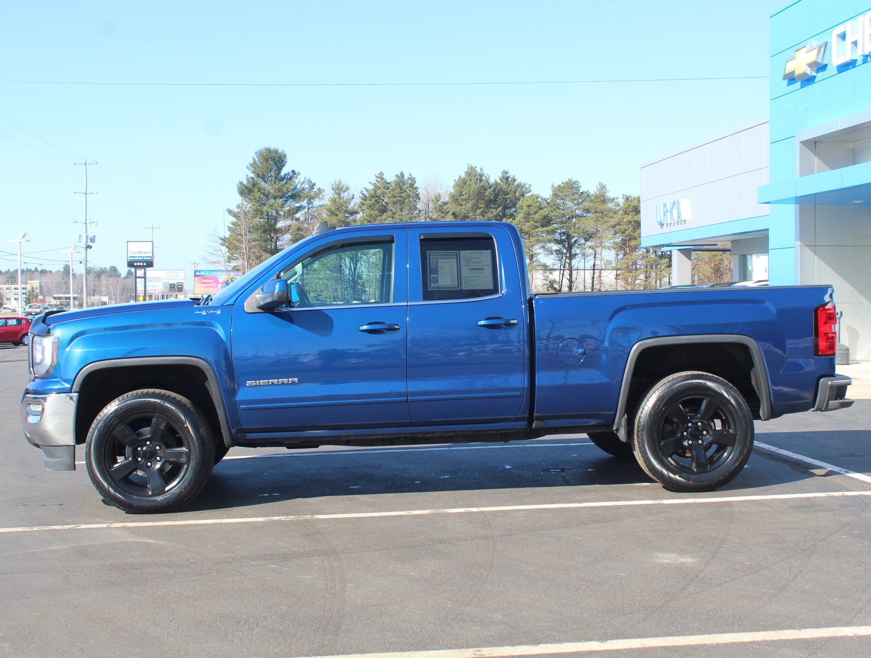 Used 2016 GMC Sierra 1500 SLE with VIN 1GTV2MEC5GZ281308 for sale in Ludington, MI