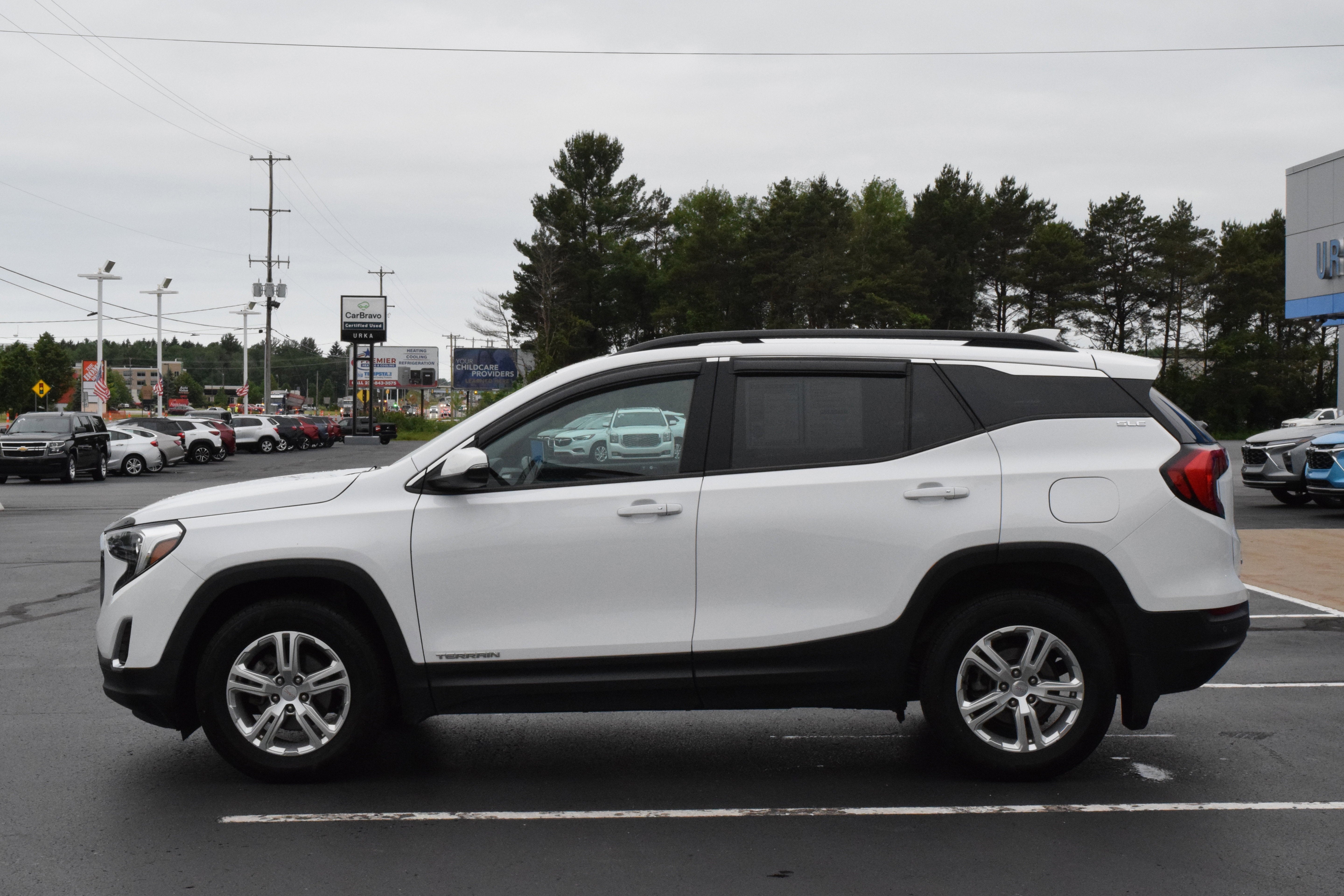 Used 2018 GMC Terrain SLE with VIN 3GKALTEV6JL233083 for sale in Ludington, MI