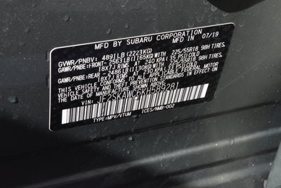 2019 Subaru Forester Touring